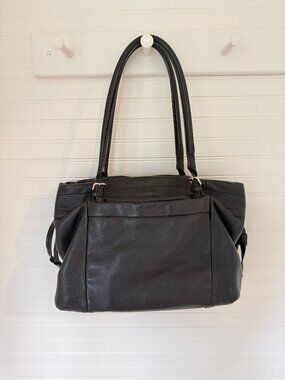 Kate Spade Soft Black Pebbled Leather Shoulder Bag